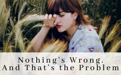 Nothing’s Wrong. And That’s the Problem
